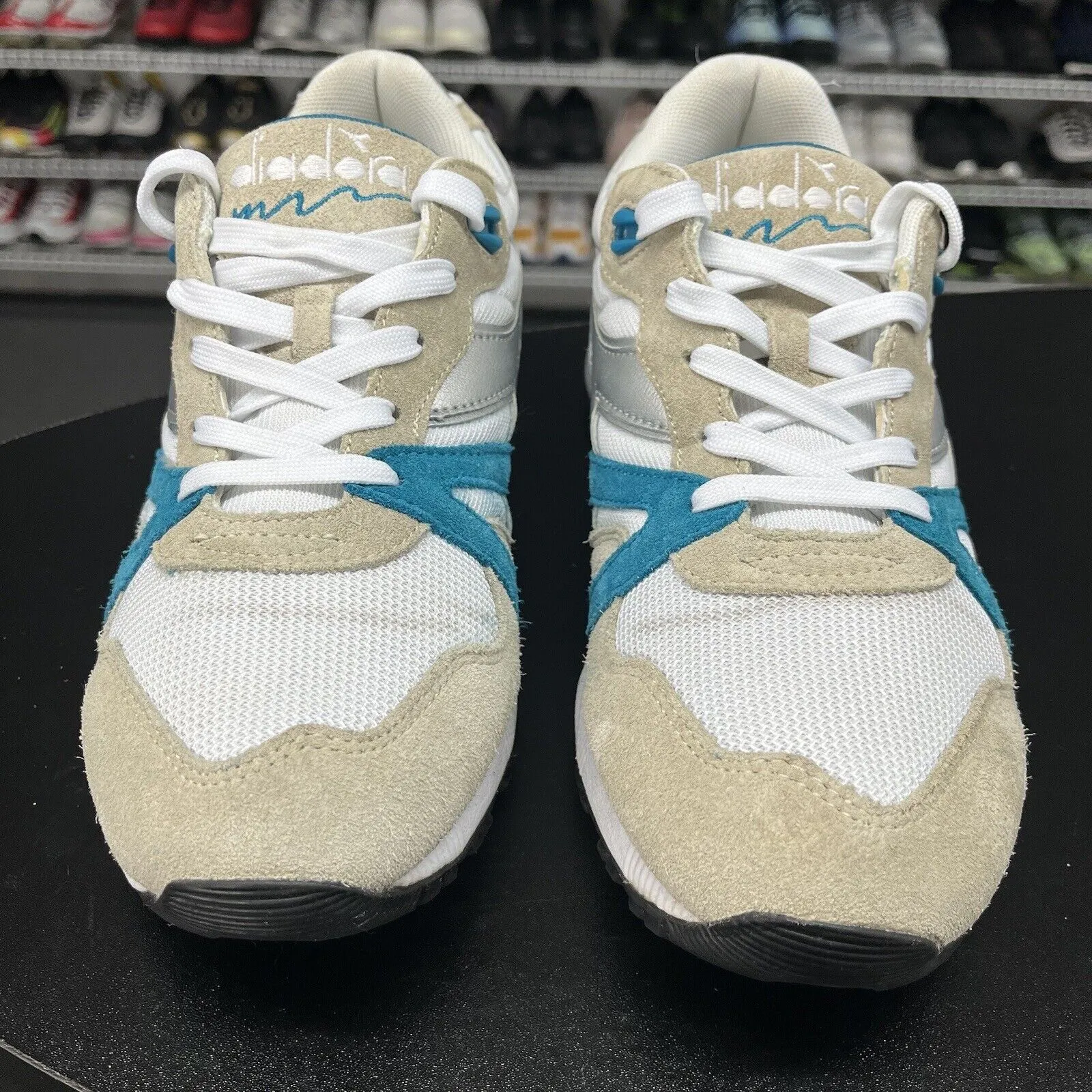 Diadora N9000 Spark Blue White Tan 174829-C7944 Men's Size US 9.5
