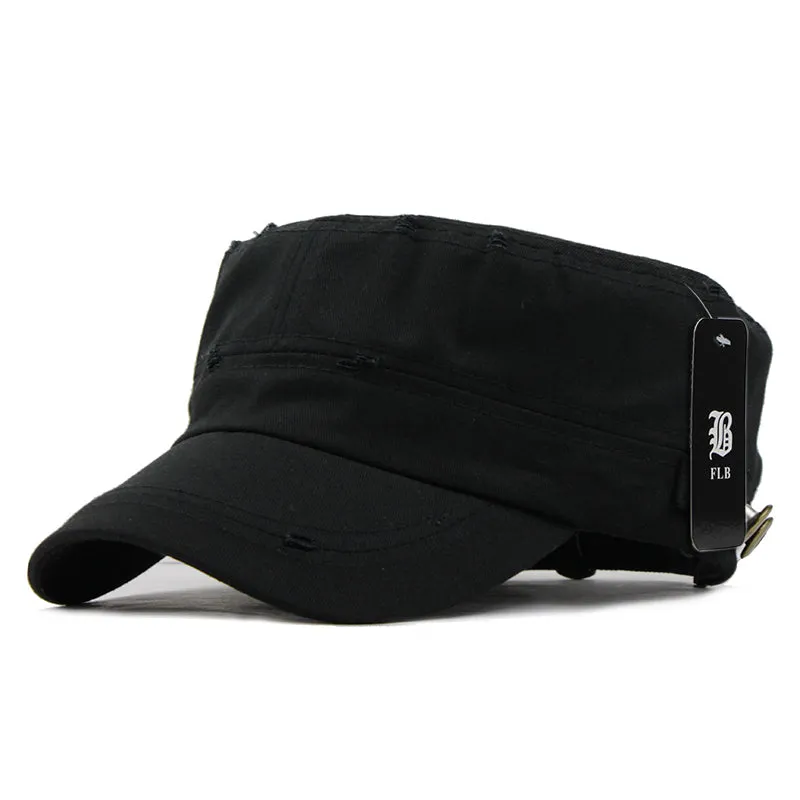 Distressed Vintage Military Cap