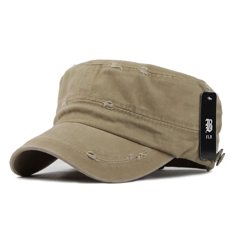 Distressed Vintage Military Cap