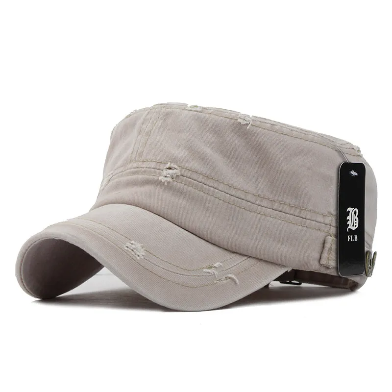 Distressed Vintage Military Cap