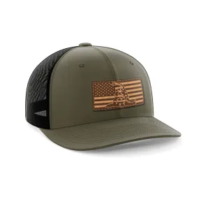 Don't Tread On Me/American Flag Patch Hat