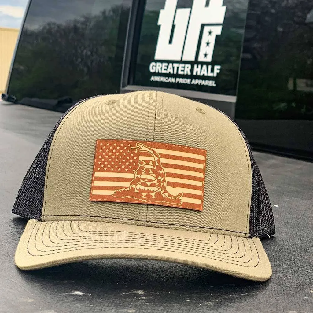 Don't Tread On Me/American Flag Patch Hat