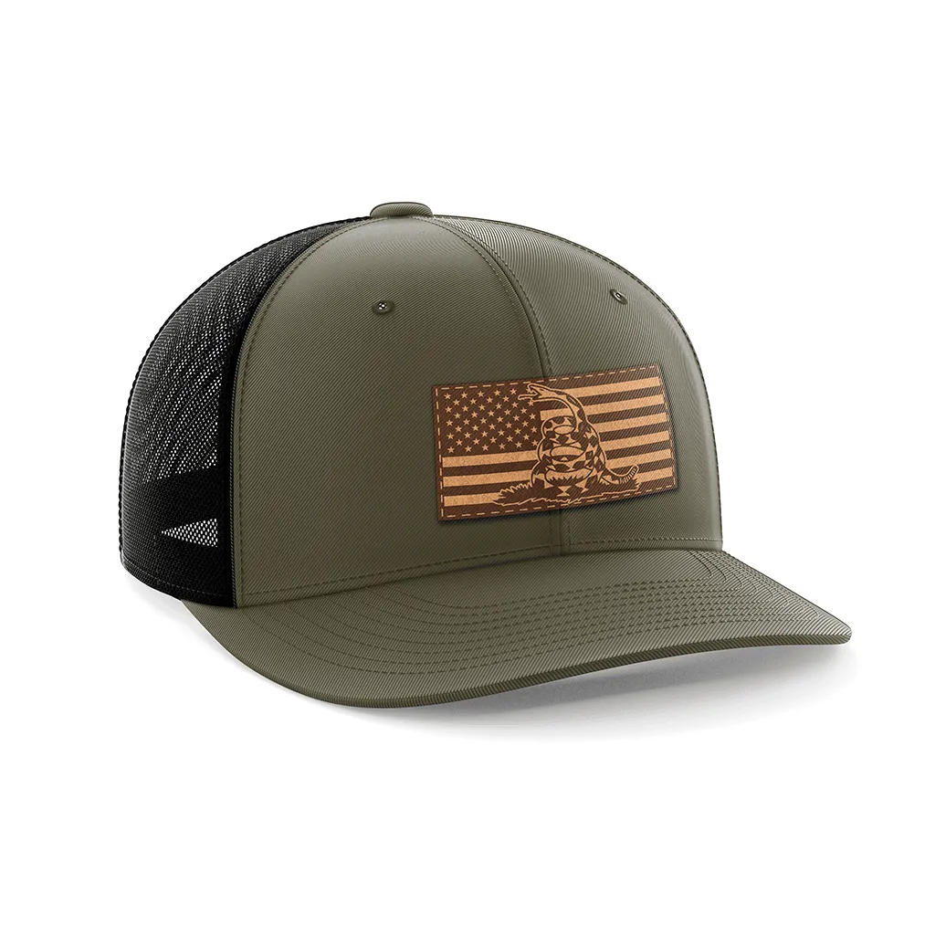 Don't Tread On Me/American Flag Patch Hat