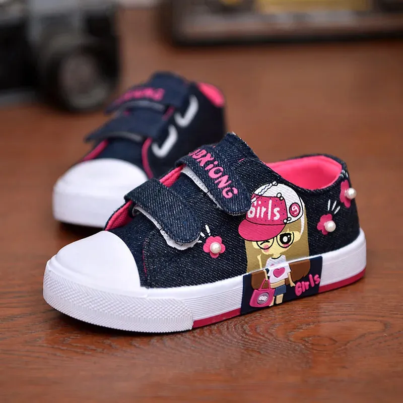 Fashion Canvas Cartoon Breathable Sneakers