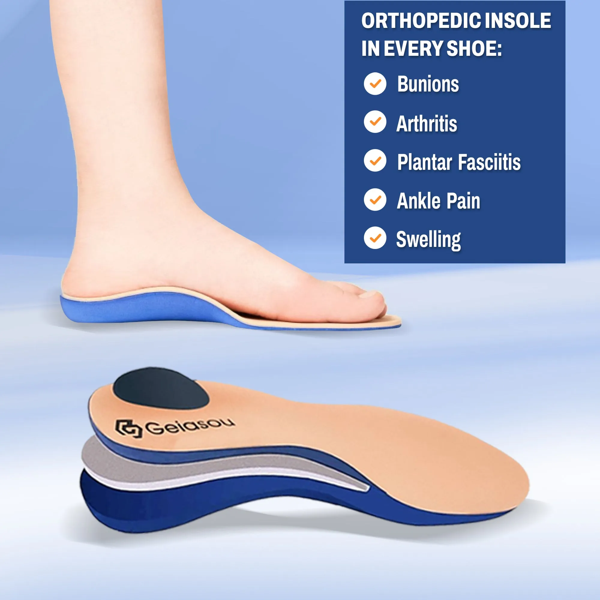 Groovywish Women Shoes Trendy Orthopedic Shoes Breathable Sports Sneakers