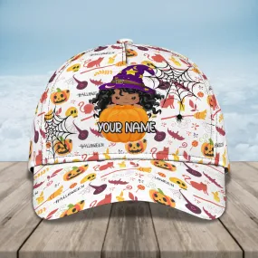 Halloween Crewnecks Hats, Custom Name Baseball Cap Halloween Gifts For Mimi Mom