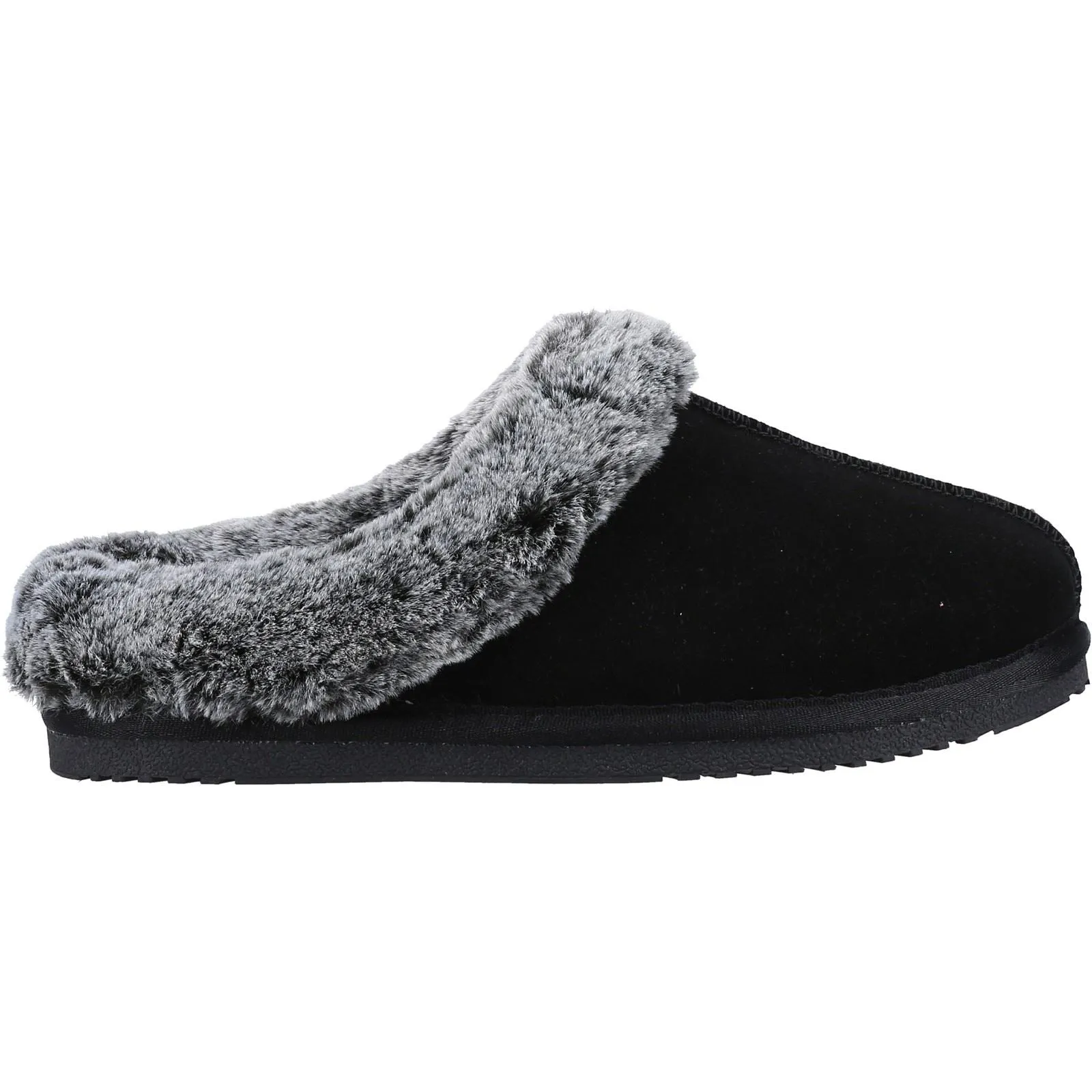 Hush Puppies Amara Suede Women's Black Slippers