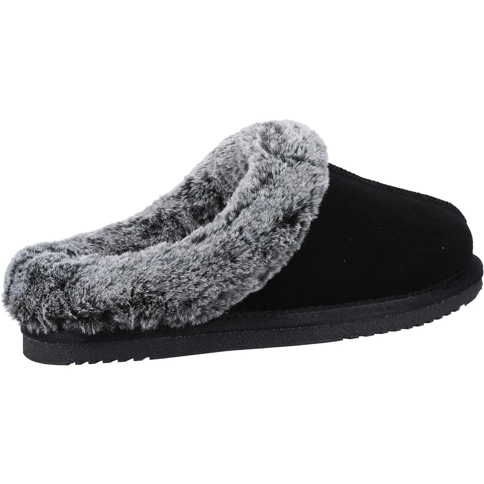 Hush Puppies Amara Suede Women's Black Slippers