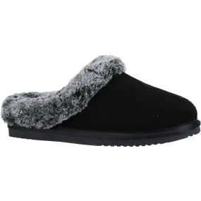 Hush Puppies Amara Suede Women's Black Slippers