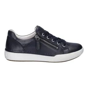 Josef Seibel Women's Claire 03 Lace & Zip Sneakers- Indigo