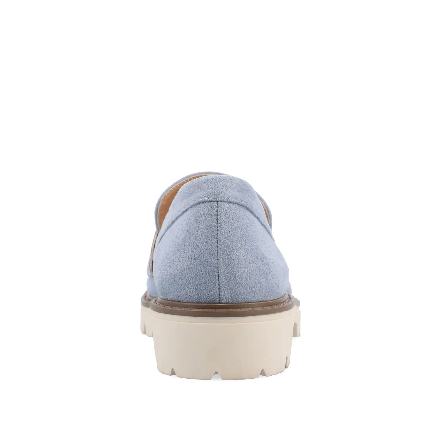 KENLY LOAFER FLATS IN FAUX SUEDE