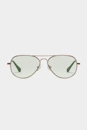 Mabuhay Reader Glasses, Gold Green