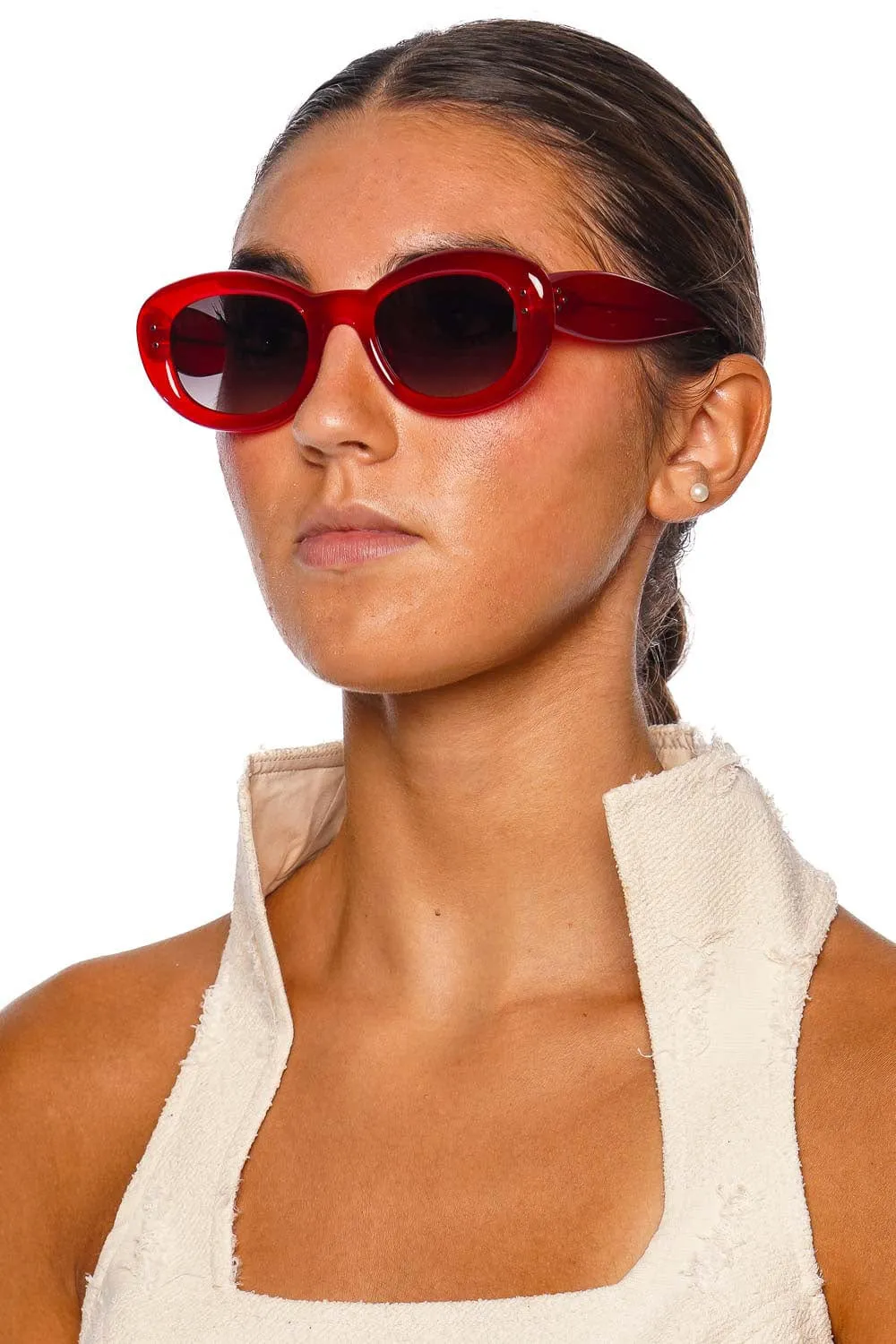 Margaret Cherry Acetate Sunglasses
