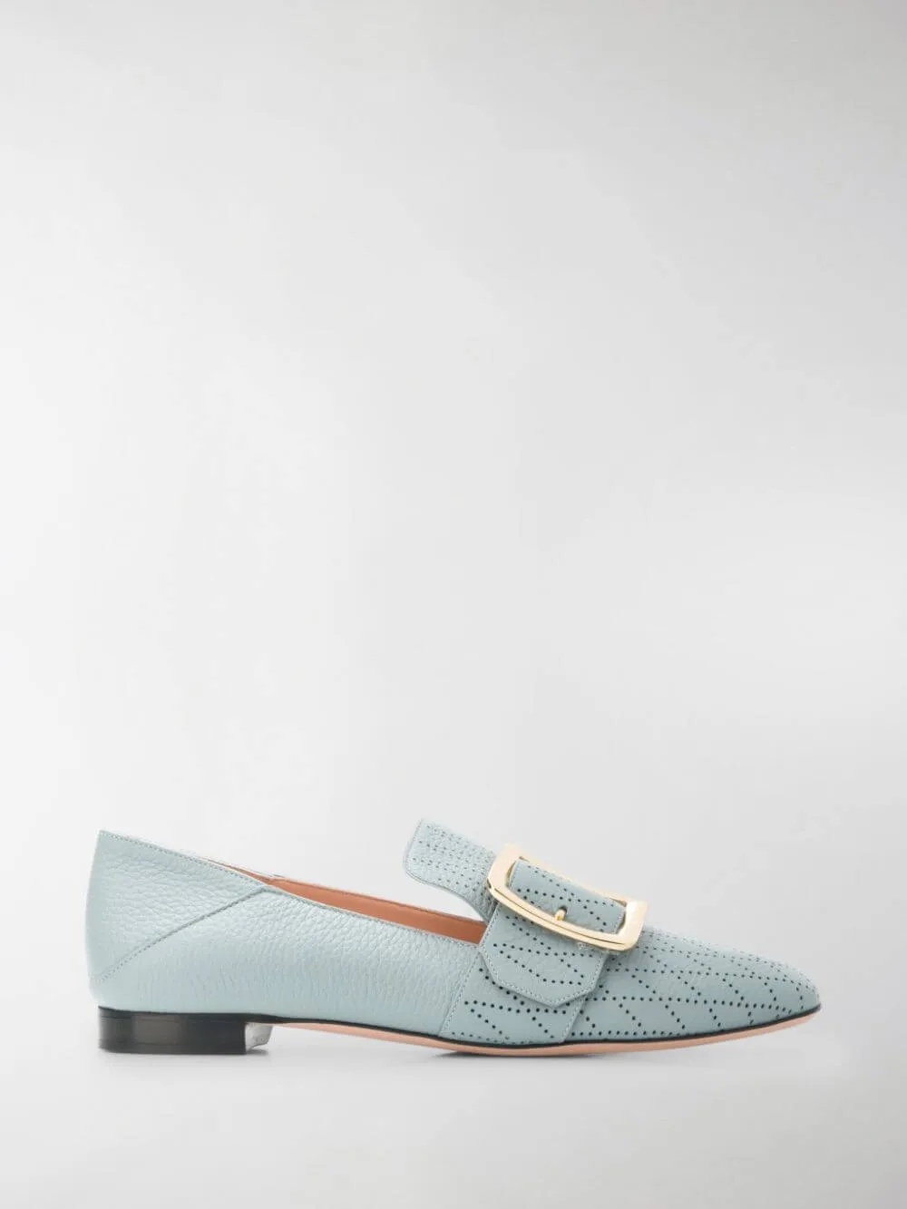 NEW Bally Janelle Women's 6225886 Opale Calf Leather Slippers US 7.5 MSRP $790