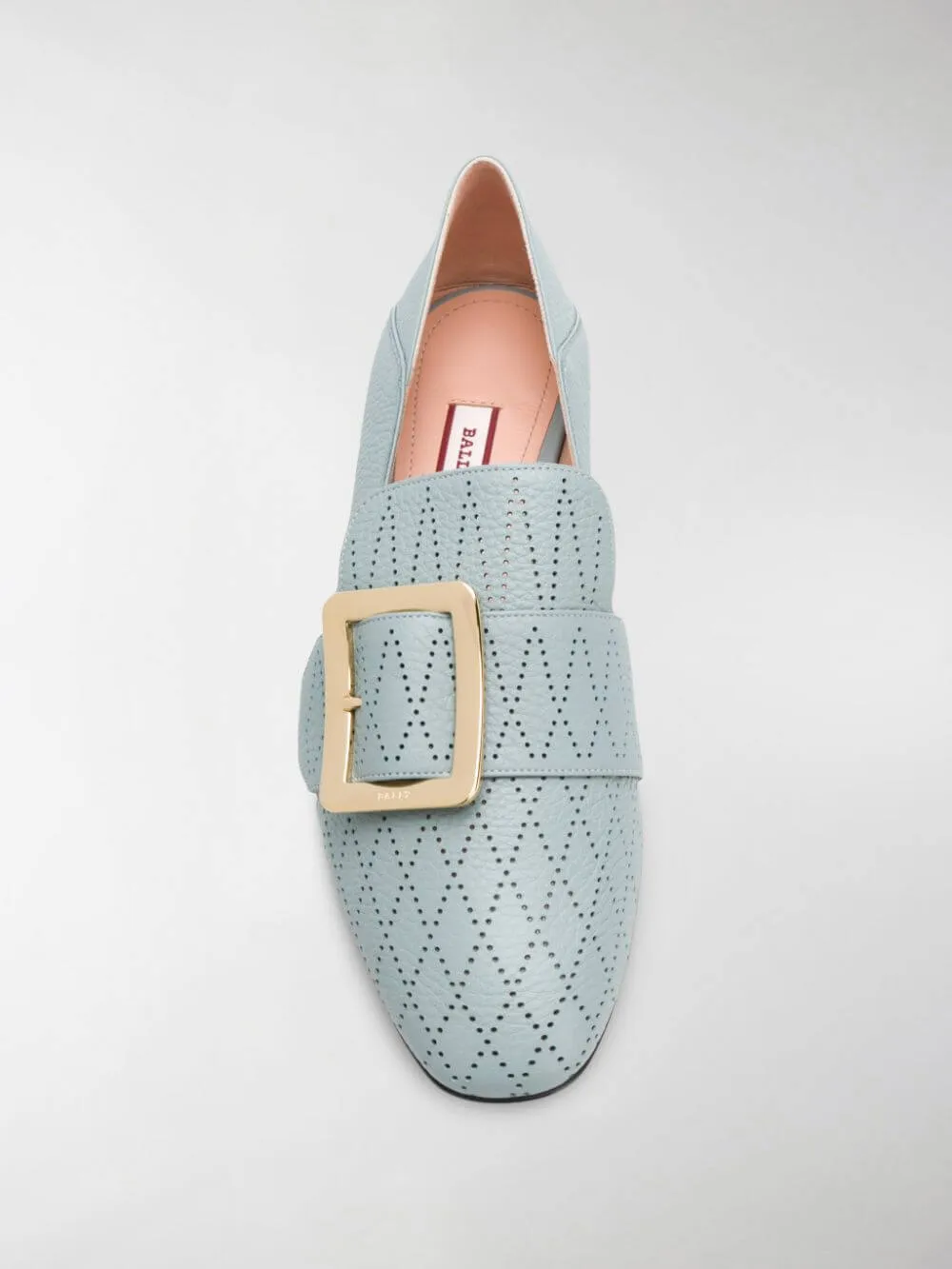 NEW Bally Janelle Women's 6225886 Opale Calf Leather Slippers US 7.5 MSRP $790