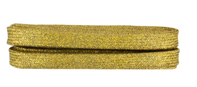 Shoestring Gold Metallic Laces