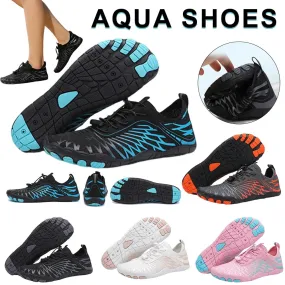 Swim Shoes Biking Aqua Shoes – Breathable Lace-Up Diving Sneakers for Men & Unisex
