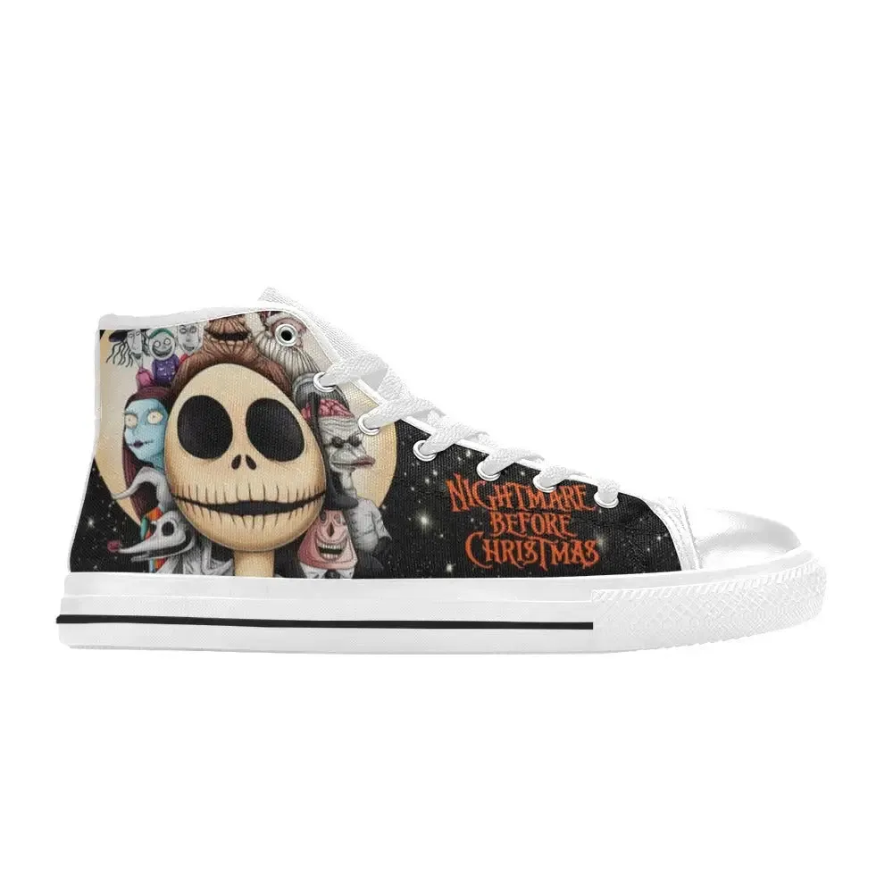 The Nightmare Before Christmas Shoes High Top Sneakers for Kids and Adults
