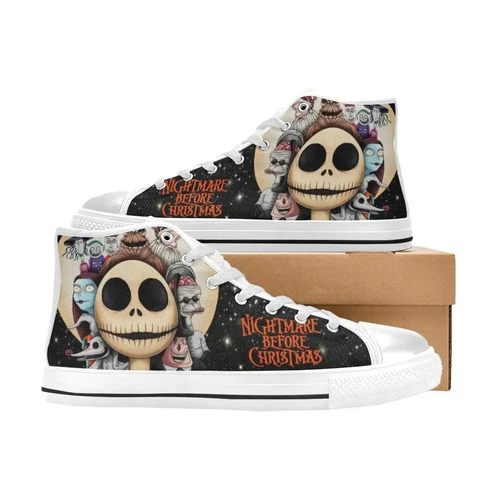 The Nightmare Before Christmas Shoes High Top Sneakers for Kids and Adults