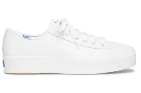 Triple Kick Leather White