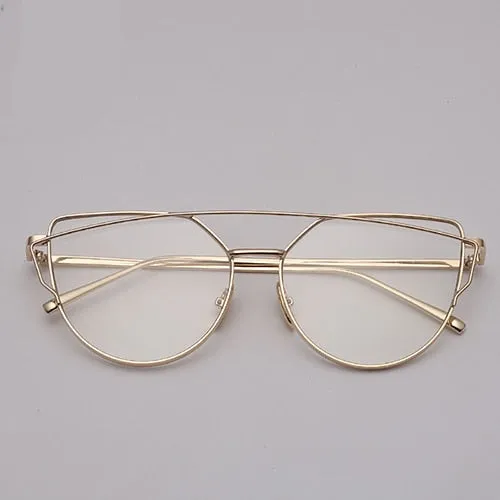 Vintage Reflective Glasses For Women