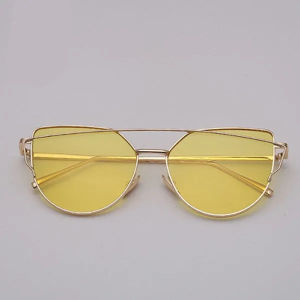 Vintage Reflective Glasses For Women