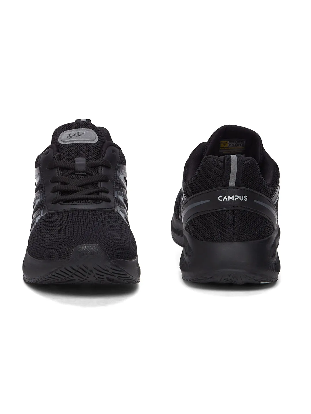 WENDIGO Black Men's Running Shoes